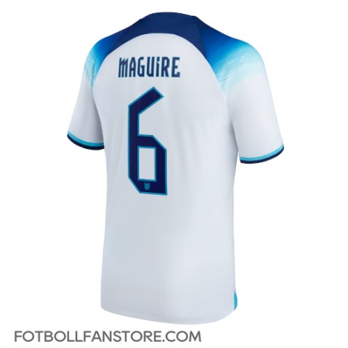 England Harry Maguire #6 Hemma matchtröja VM 2022 Kortärmad Billigt
